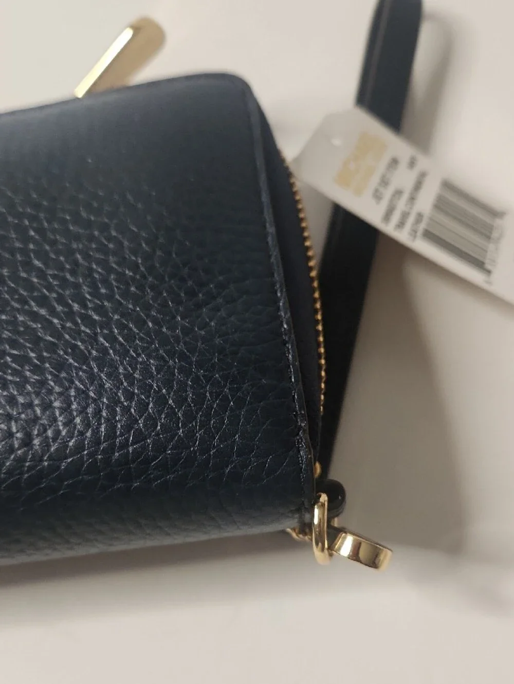 Michael Kors Jet Set Travel Coninental Pebbled Leather Wristlet Wallet Nwt